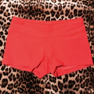 NIKE Coral Red Dri-fit Bikers